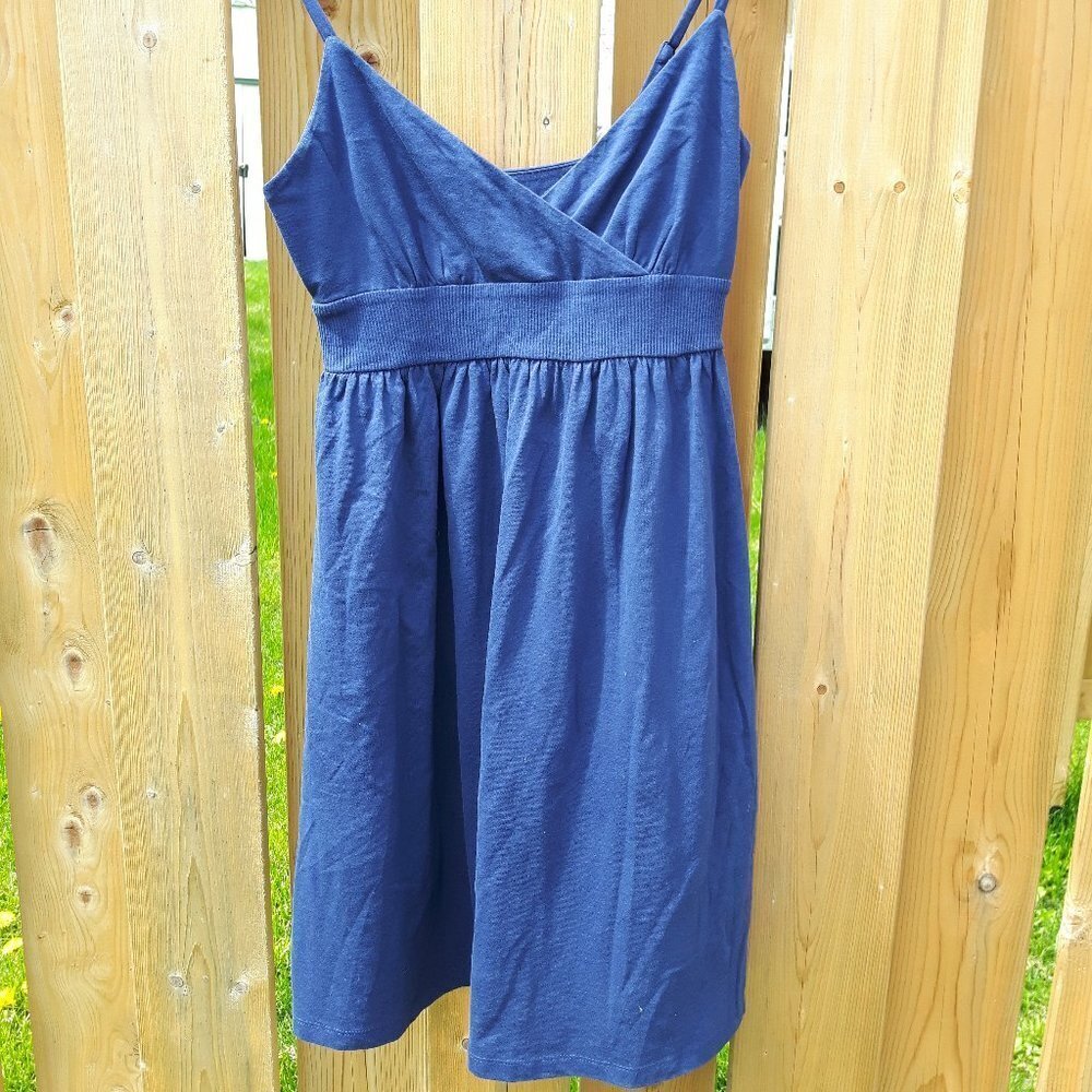Women's Navy Spaghetti Strap Sundress Size S